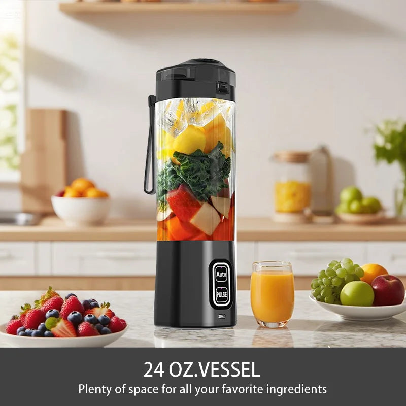 700ml Rechargeable Portable Blender — Blend & Go in Seconds
