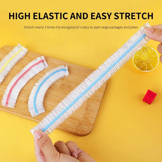 Colorful Elastic Food Covers — Keep Food Fresh, Look Great Doing It