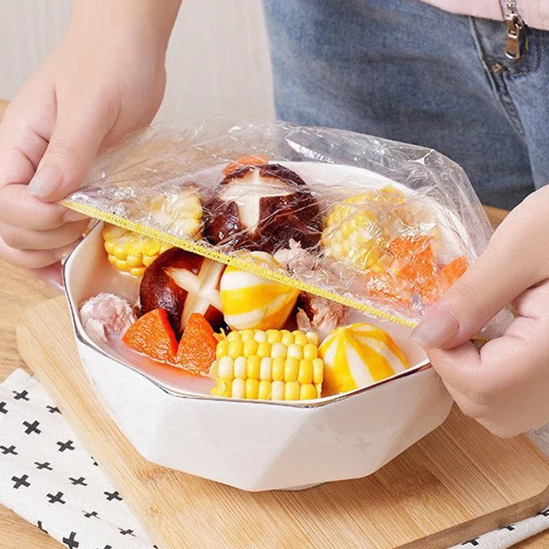 Colorful Elastic Food Covers — Keep Food Fresh, Look Great Doing It