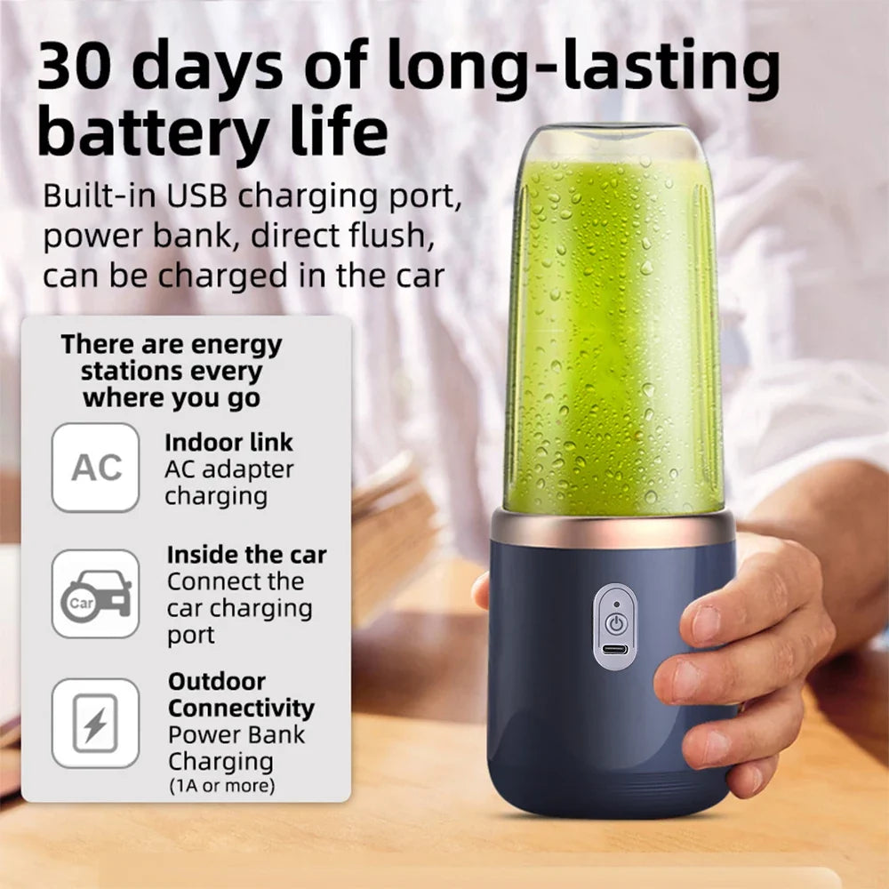 Portable USB Blender — Fresh Smoothies Anywhere, Anytime