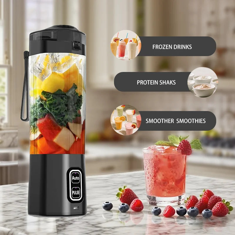 700ml Rechargeable Portable Blender — Blend & Go in Seconds